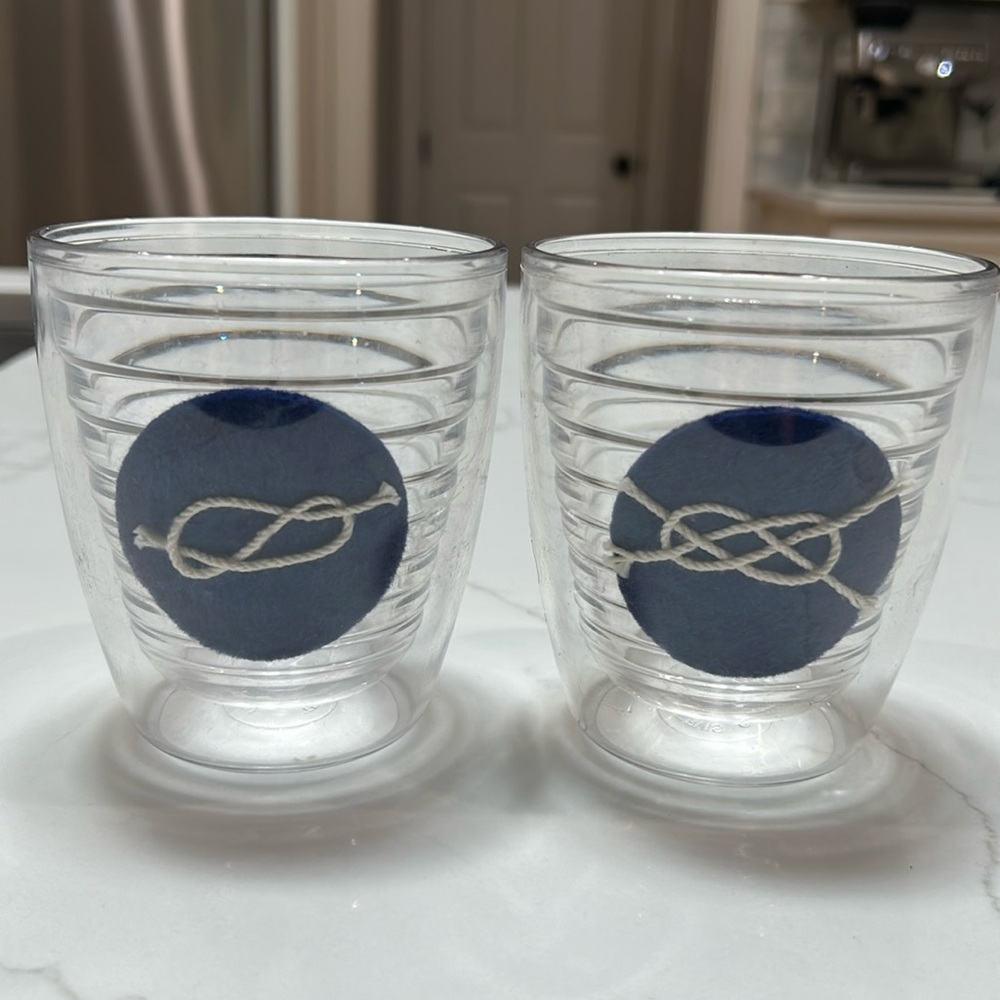 Pair of Tervis nautical tumblers, 10 oz.